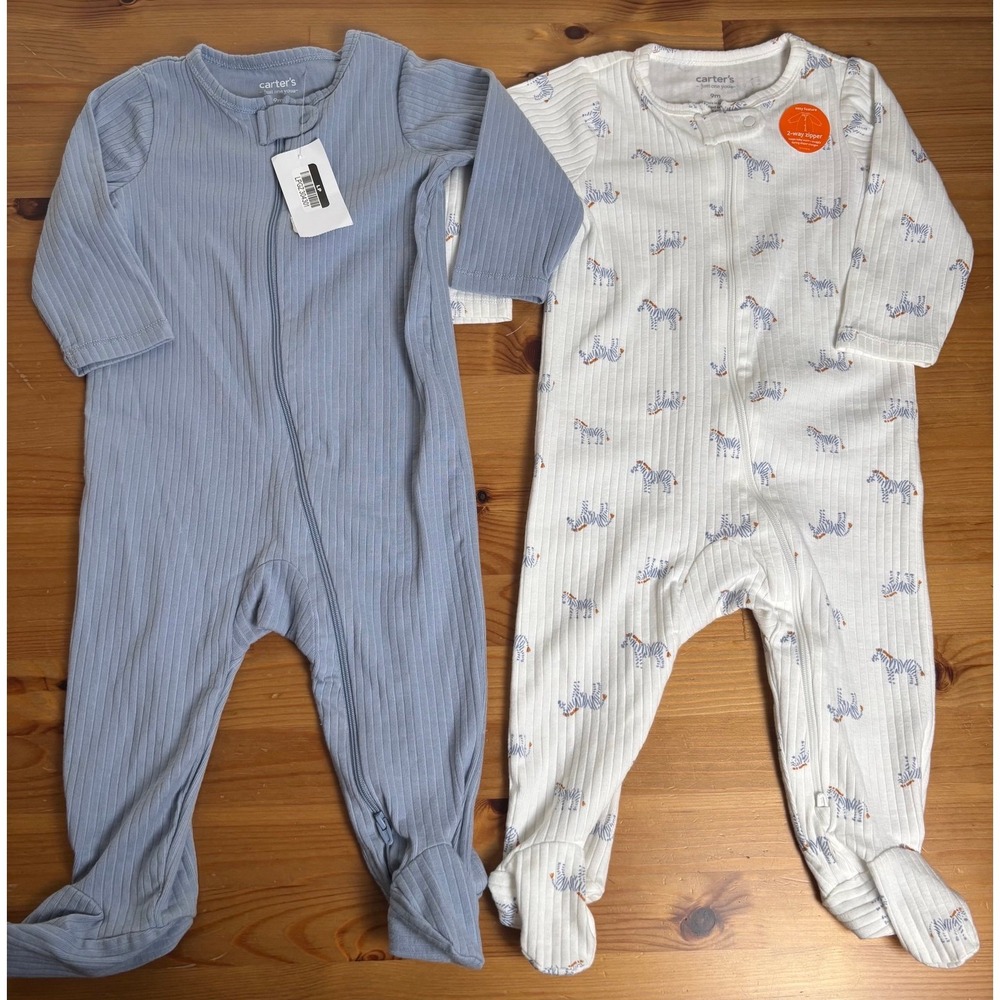 New‎ Carter's Just For You Infant Footed Sleeper Bundle Size 9 Months
